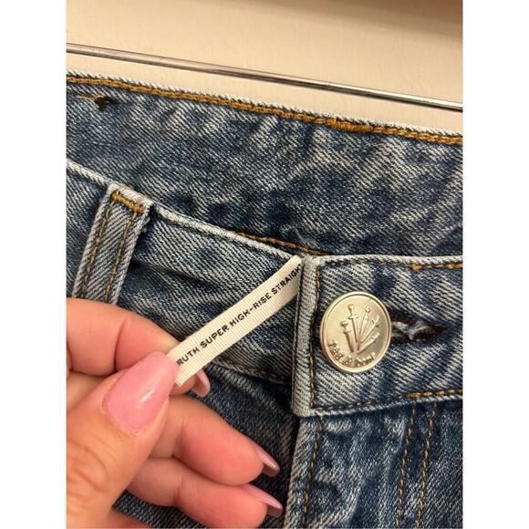 rag & bone Ruth super High-rise Straight size 2 - Picture 4 of 9
